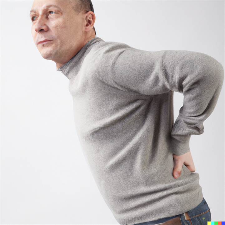 DALL·E 2023-04-01 13.11.28 - caucasian man with back pain 40 years old